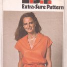 Simplicity 9022 (1979) Vintage Pullover Dress Drawstring Waist Pockets Pattern Size 10 12 14 UNCUT
