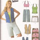 Simplicity 4200 (2006) Halter Top Pants Shorts Junior Plus Pattern 5-6 7-8 9-10 11-12 13-14 15-16