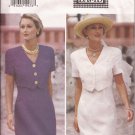 Butterick 3481 (1994) Short Sleeve Dress Mock Jacket Overlay Pattern Size 18 20 22 UNCUT