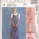 McCalls 2669 (2000) Dress Jumper Tote Bag Pattern Size 20 22 24 UNCUT