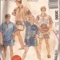 McCalls 3686 (1988) Misses Mens Teens Top Shorts Pattern Size Small UNCUT