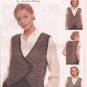 McCalls 8866 (1997) Designer Faux Chenille Vest Pattern Size S M L XL UNCUT