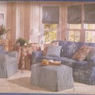 Butterick 5293 (1997) Waverly Chair Couch Ottoman Table Slipcovers Pillows Pattern UNCUT
