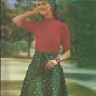 Butterick See & Sew 5763 Vintage Flare Wrap Skirt Patch Pocket Pattern Size Large UNCUT