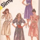 Simplicity 5989 (1983) Pullover Dress Surplice Cross-Over Bodice Pattern Size 12 UNCUT