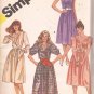 Simplicity 5989 (1983) Pullover Dress Surplice Cross-Over Bodice Pattern Size 12 UNCUT