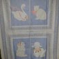 Baby Toddler Childs Girls Pillow Sham Quilt Panels Swan Cat Bunny Lamb Fabric