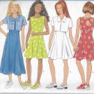 Butterick 4904 Girls Short Jacket Princess Seam Dress Keyhole Back Pattern Size 12 14 UNCUT