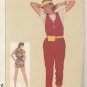 Simplicity 7389 (1986) Vintage Misses Short Long Jumpsuit Top Pattern Size Small 10 12 UNCUT