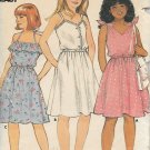 Butterick 6574 Girls Pullover Dress Sundress Pattern Size 7 8 10 UNCUT