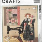 McCalls 8206 (1996) Vintage Sewing Doll Quilt Pattern UNCUT