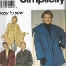 Simplicity 7346 (1996) Jacket Poncho Pattern Size S M L XL 18W 20W 22W 24W 26W 28W 30W 32W UNCUT