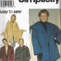 Simplicity 7346 (1996) Jacket Poncho Pattern Size S M L XL 18W 20W 22W 24W 26W 28W 30W 32W UNCUT