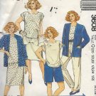 McCalls 3608 (1988) Unlined Jacket Top Skirt Pants Plus Half Size Pattern 20.5  22.5  24.5 UNCUT