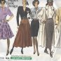 Vogue 1944 (1987) Basic Designs Straight Flared Skirt Pattern Size 14 16 18 UNCUT