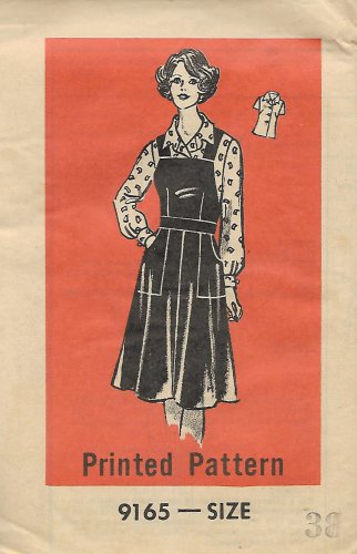 Vintage Mail Order Printed Pattern 9165 Top Shirt Blouse Jumper Dress Size 38 UNCUT