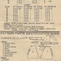 Vintage Mail Order Printed Pattern 9165 Top Shirt Blouse Jumper Dress Size 38 UNCUT
