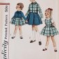 Simplicity Primer 3134 (1960s) Vintage Child Girls Dress Jacket Pattern Size 2 UNCUT