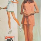 Simplicity 9417 (1971) Vintage Tunic Top Pants Shorts Tennis Pattern Size 12 UNCUT