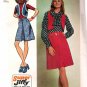 Simplicity 9814 (1971) Vintage Mini Skirt Bolero Jacket Vest Pattern Size 14 UNCUT