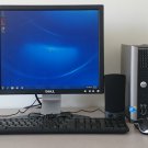 Desktop Dell Windows 10 PC Computer Fast Dual Core 2 Duo 4GB 250GB HDD LCD WiFi