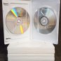 5 Standard Premium Double DVD CD Cases New White