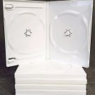 5 Standard Premium Double DVD CD Cases New White 5 Standard Premium Double DVD CD Cases New White