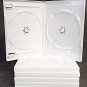 5 Standard Premium Double DVD CD Cases New White