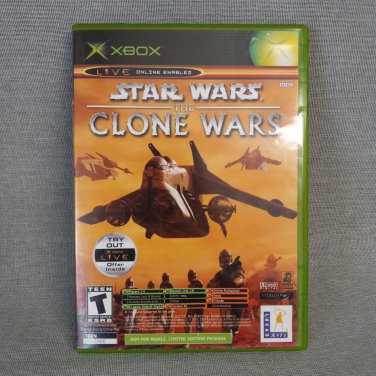xBox Game Star Wars The Clone Wars Used