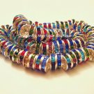 Basketball Wives Rhinestone Rondelle Spacers Multi-color