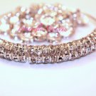 Rhinestone Rondelle Spacers 100 pcs Silver 10mm