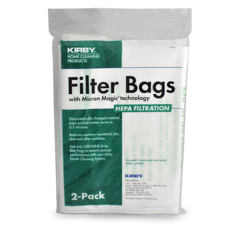 Kirby Micron Magic HEPA Filtration Vacuum Bags 204814