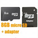 Wholesale 8GB Micro SD TF Memory Card+Adapter