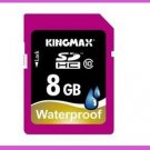 Wholesale Freeshipping, Kingmax high speed 8GB waterproof SDHC card, SD card