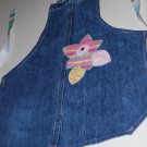 Girls Recycled Jean Apron (full)