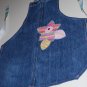 Girls Recycled Jean Apron (full)