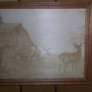 laser engraved photo on birch wood