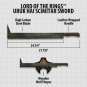 LOTR Uruk Hai Scimitar 32" Sword with Wall Plaque UC Collectible