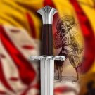 16th Century Landsknecht Katzbalger German 36" Sword with Scabbard Collectible