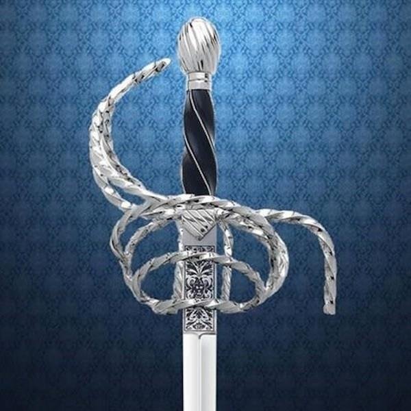 1600s German Bradenburg Dueling Rapier 45" Sword with Scabbard Collectible