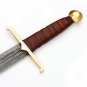 Berserker Battle Cry Damascus 41" Sword with Scabbard Collectible