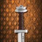 Viking Runic Long Seax Sword 29" Replica with Leather Sheath Collectible