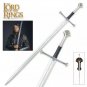Lord of the Rings King Elessar Anduril 52" Sword with Plaque United Cutlery COA