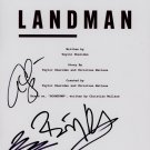 Thornton Larter & Lofland Autographed Signed Landman Pilot TV Script ACOA