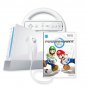White Wii Console w/Mario Kart