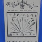 THE MUSEUM OF HISTORICAL ARMS CATALOG NO. 33 - 1973 II