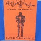 THE MUSEUM OF HISTORICAL ARMS CATALOG NO. 28  MID 1970