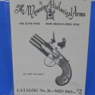 THE MUSEUM OF HISTORICAL ARMS CATALOG NO. 26 - 1969