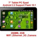 7 inch android 2.2 tablet pc VIA8650 MID support Flash 10