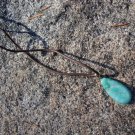 Stone Pendant with Leather Chain